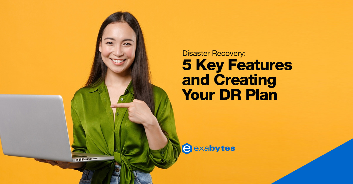 create disaster recovery plan with DR key features